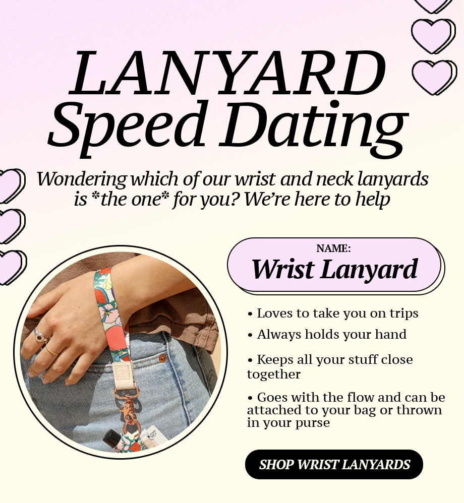 Threads Wrist Lanyard - Poppy