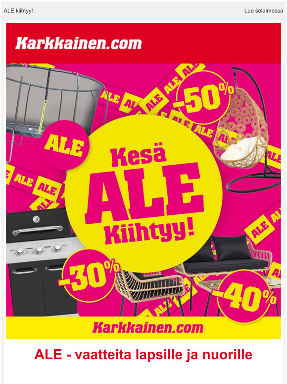 karkkainen: Kesän ALE kiihtyy!? | Milled