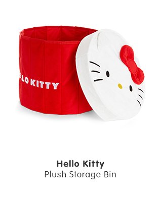 Hello Kitty Plush Storage Bin