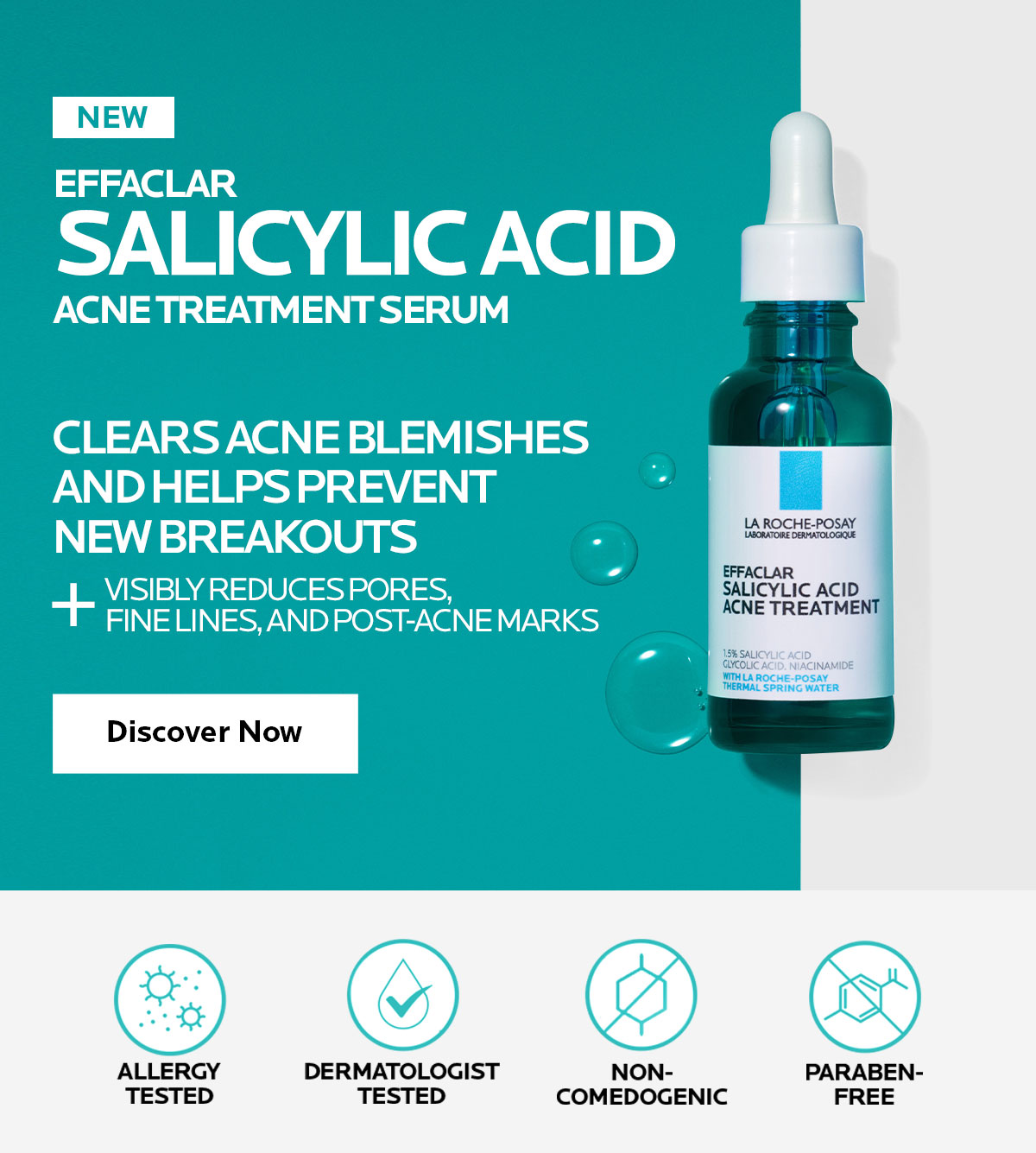 La Roche Posay : Introducing Effaclar Salicylic Acid Acne Treatment