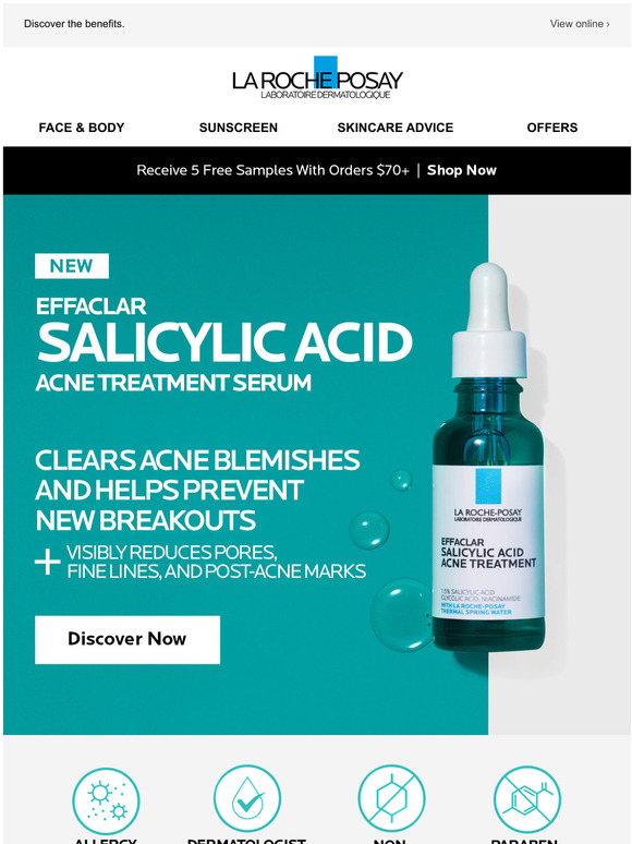 La Roche Posay Introducing Effaclar Salicylic Acid Acne Treatment