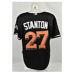 
Giancarlo Stanton Autographed Signed Autographed Authentic Miami Marlins Jersey JSA COA


