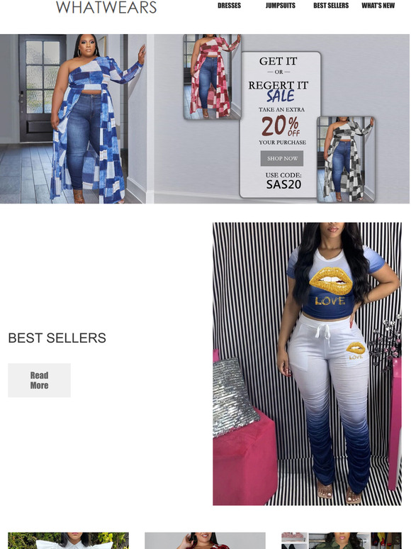 Congrats! You win 20% Coupon from WhatWears!