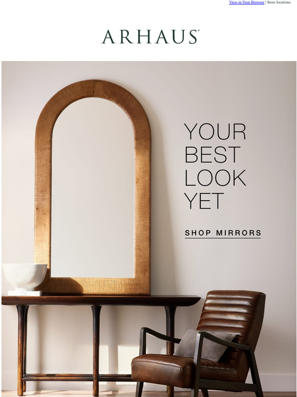 Arhaus: You’ll Love These Mirror And Console Pairings | Milled