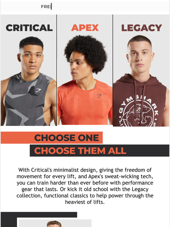 Gymshark Gymshark collections for your every training need. Milled