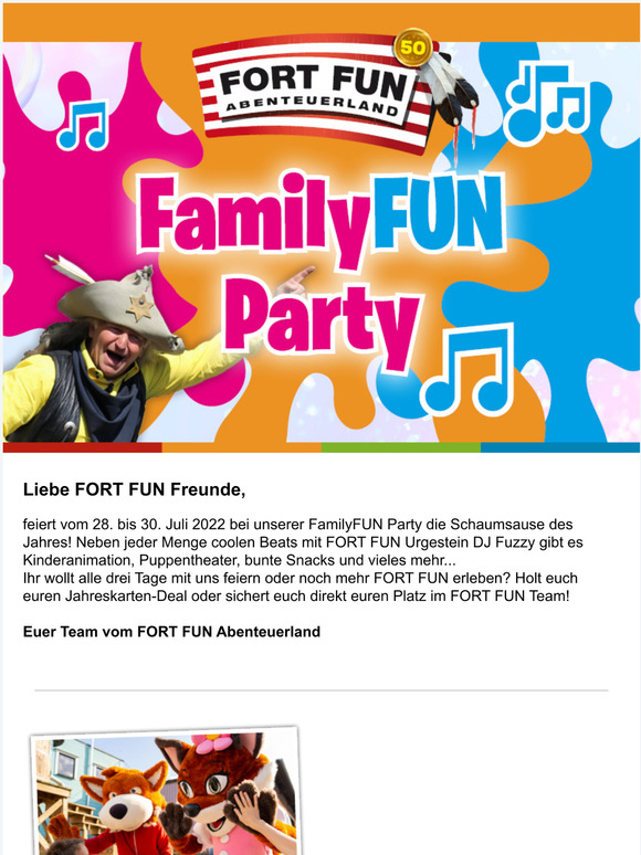 👨‍👩‍👧‍👦 FamilyFUN Party mit DJ Fuzzy 🎧