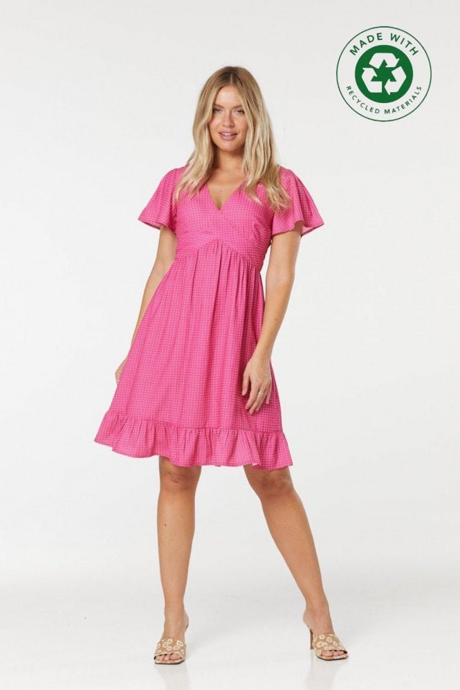 Maia Pink Polka Summer Dress