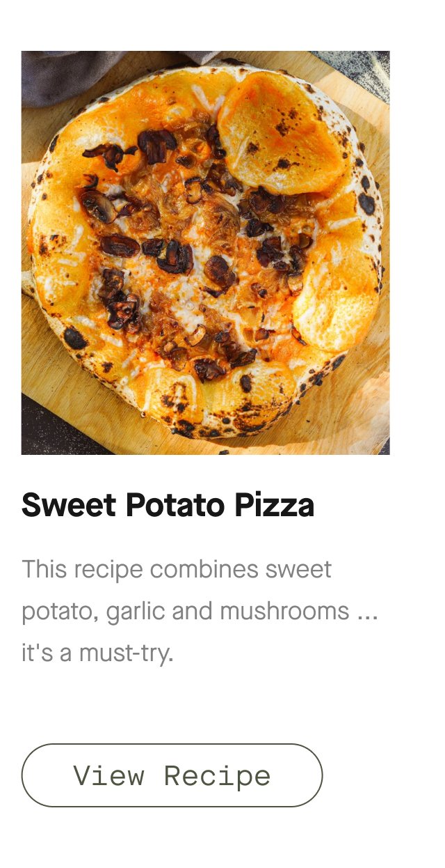 Sweet Potato Pizza