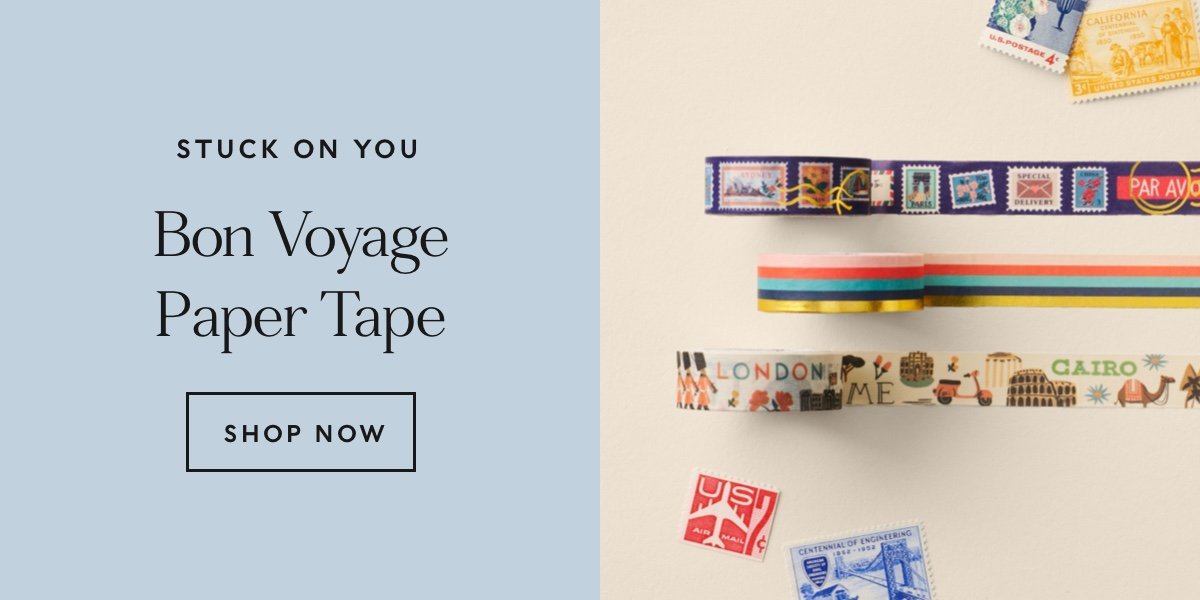 Bon Voyage Paper Tape. Shop now
