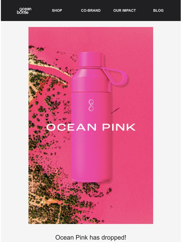 💗🌊 Our Ocean Pink bottle is here 💗🌊