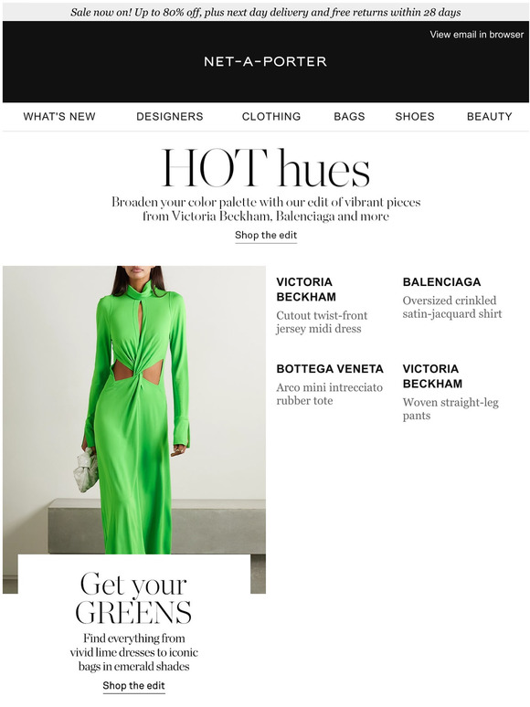NetAPorter Email Newsletters Shop Sales, Discounts, and Coupon Codes