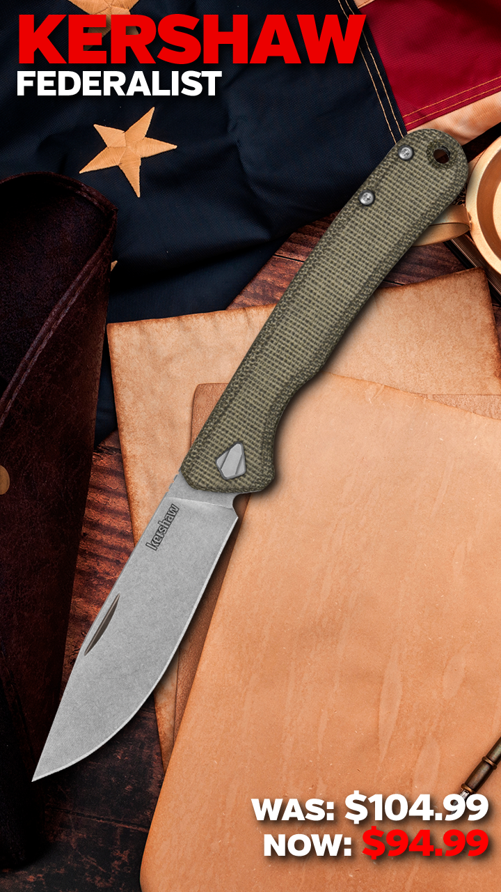 Kershaw Culpepper Copper Folding Knife SMKW Exclusive (Traditional) - Smoky  Mountain Knife Works