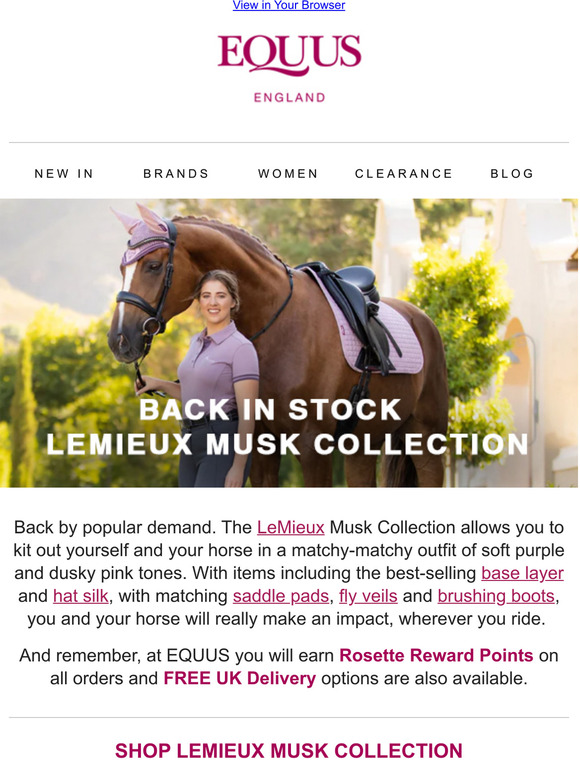 Equus The Popular Lemieux Musk Collection Back In Stock Milled