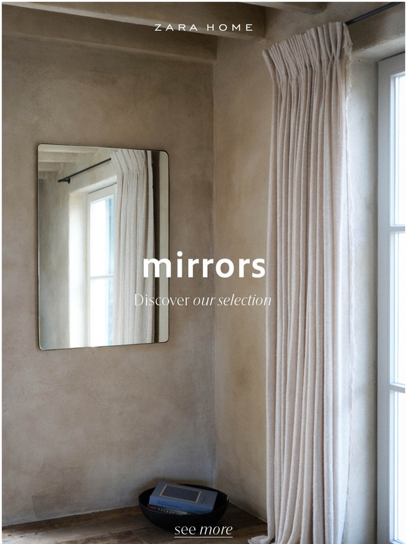 Zara Home Mirrors Discover our Selection Milled
