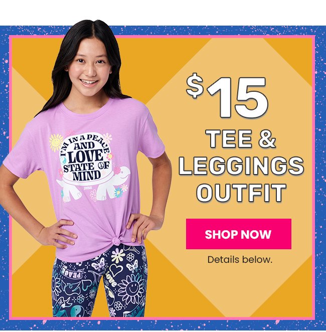 $15 Tee & Leggings Outfit Shop Now