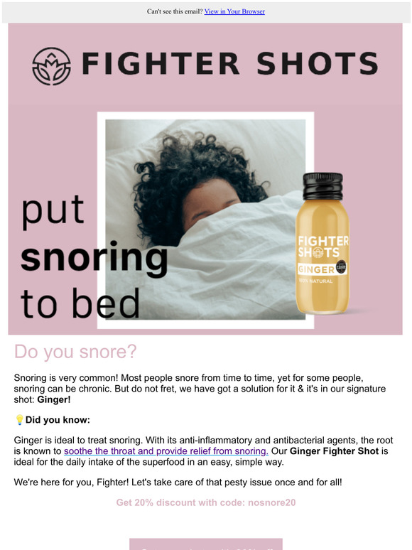 Snore no more 😴!