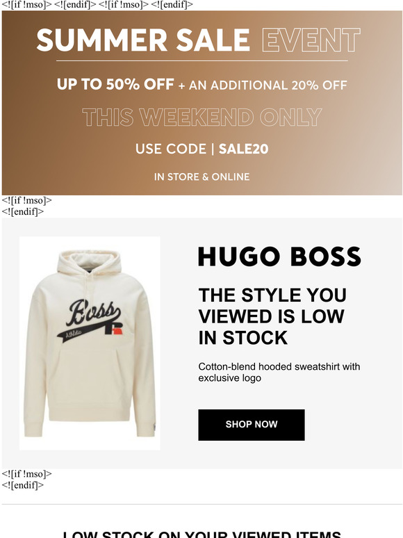 Hugo Boss Email Newsletters Shop Sales, Discounts, and Coupon Codes