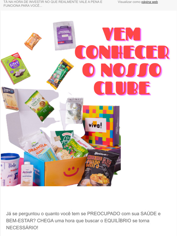 Quem AMA cuida, está na hora de investir em você!