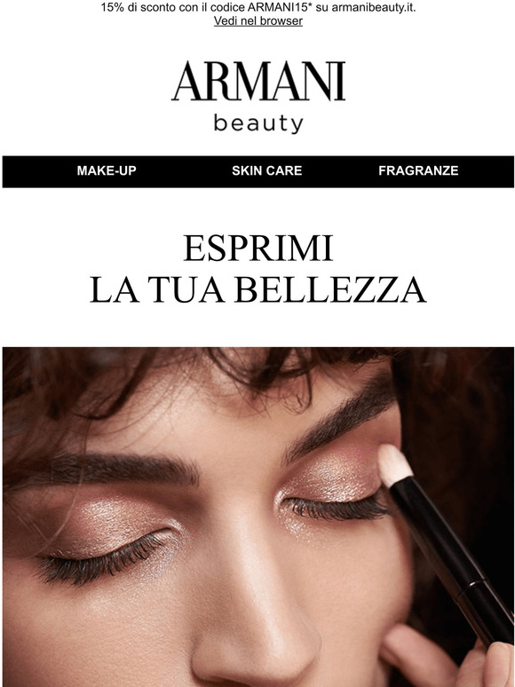 codice sconto armani beauty