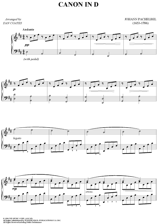 Canon In D (Pachelbel)