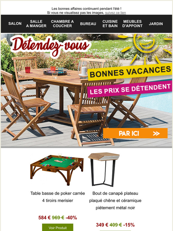 ☀️ Les prix fondent au soleil, faites le bon choix ⛱️!