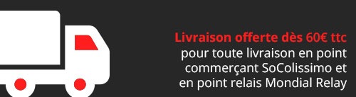 Livraison offerte des 60 euros ttc