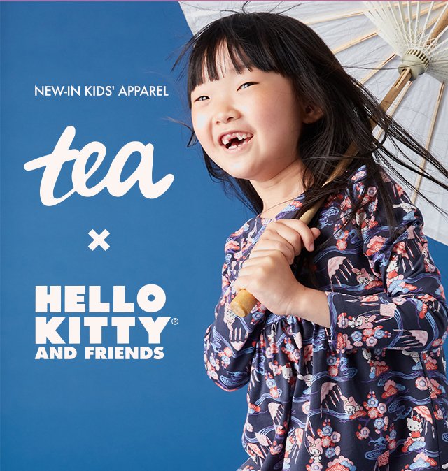 New In Kids' Apparel Tea x Hello Kitty & Friends