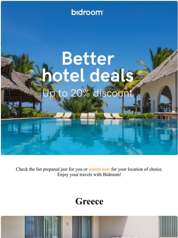 5 New Hotel Deals - 🌅 Greece, 🍕 Italy, 💃 Spain, 🍷 Portugal...