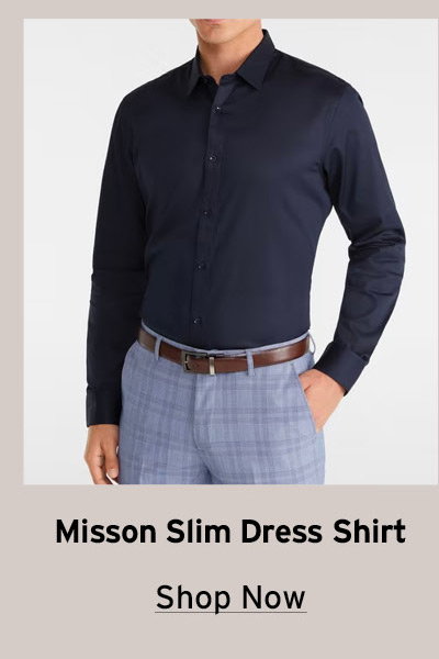 MISSION SLIM DRESS SHIRT