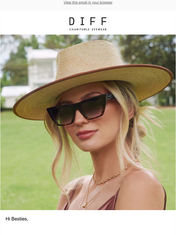 DIFF Eyewear NEW COLLAB! Shop Lauren Lane x DIFF Milled