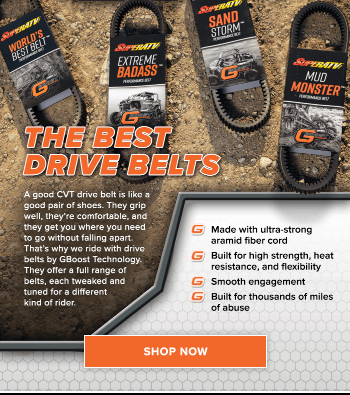 Super ATV GBoost Belts Pack Strength, Longevity, and Performance 💪