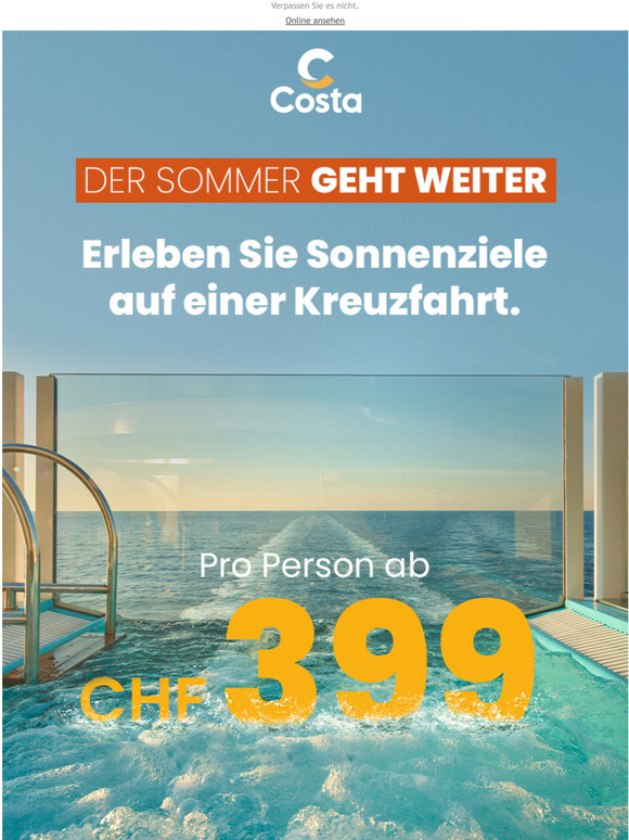 — —, wir haben ein besonderes Angebot für Sie reserviert!