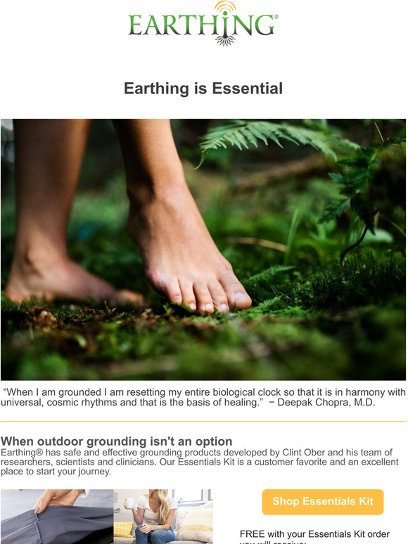earthing Our Earthing Essentials Kit is a customer favorite! Milled