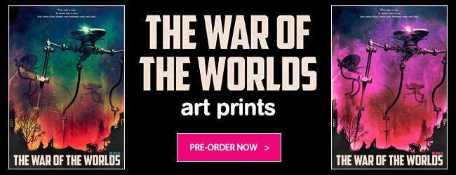 War of the worlds prints