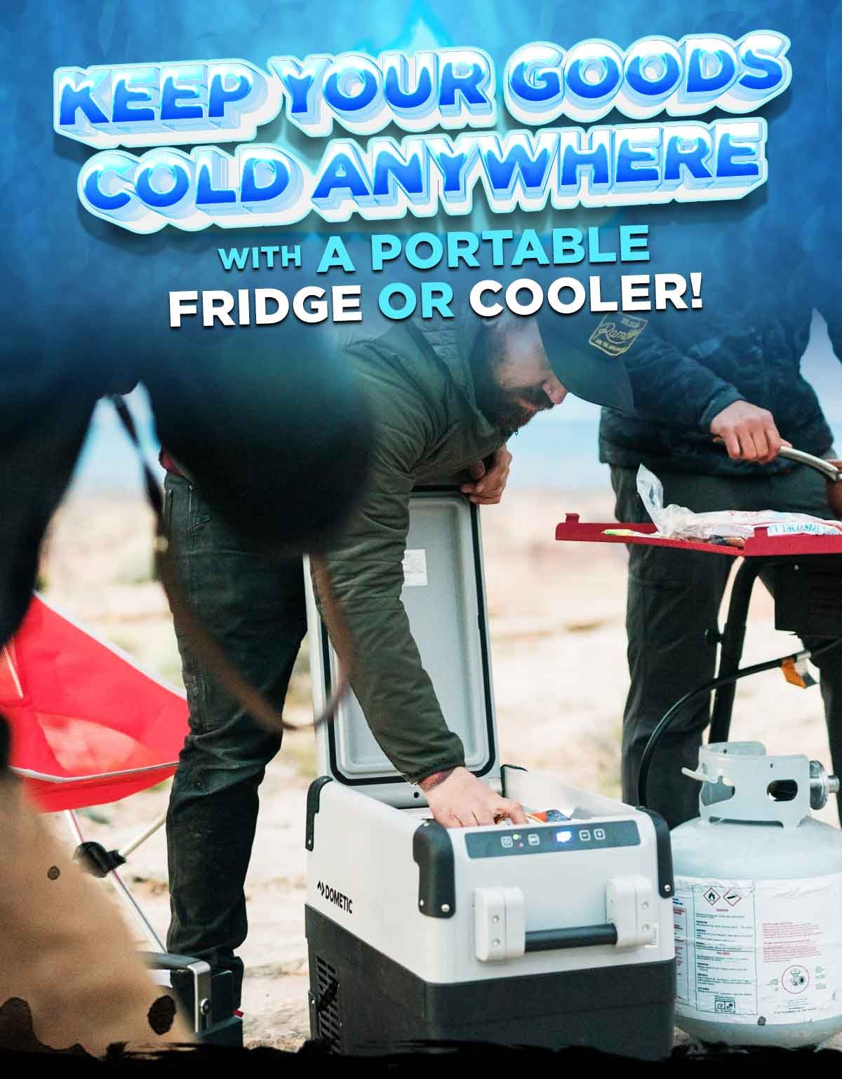 Keep Your Goods Cold Anywhere With A Portable Fridge Or Cooler!