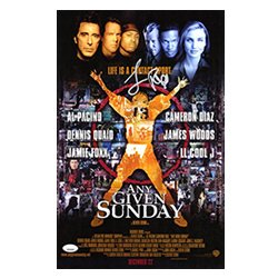 Jamie Foxx Autographed Signed Any Given Sunday 11x17 Movie Poster
