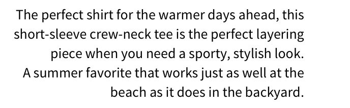 This Travel Tech Sportshirt uses a special remperature-regulating fabric.