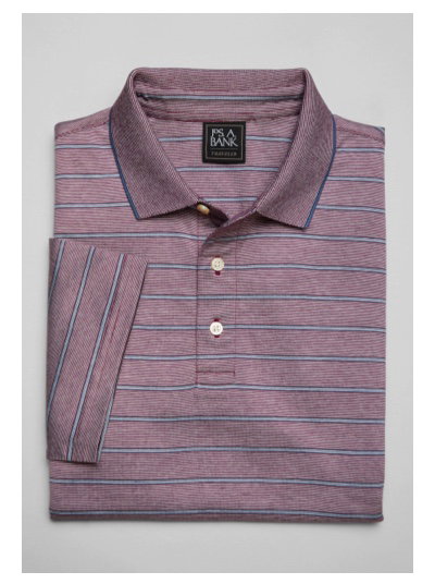 Traveler Collection Traditional Fit Short Sleeve Polo CLEARANCE