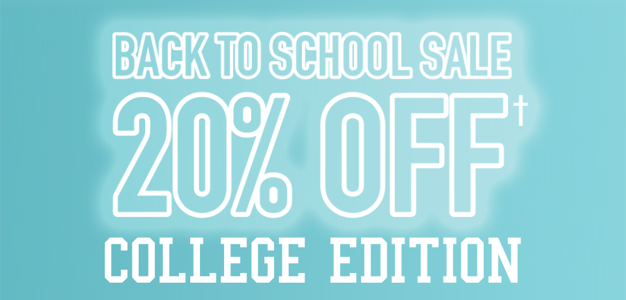 Back to School Sale | 20% OFF† | Get your family back to school-ready