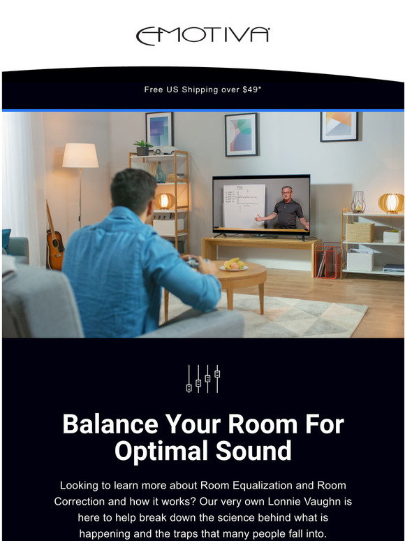 Emotiva All About Home Theater Stereo Room Equalization Milled