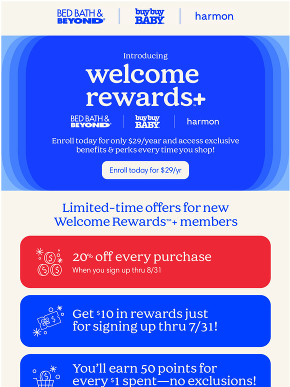 Bed Bath & Beyond: Limited time only! Get 20% off every purchase with ...