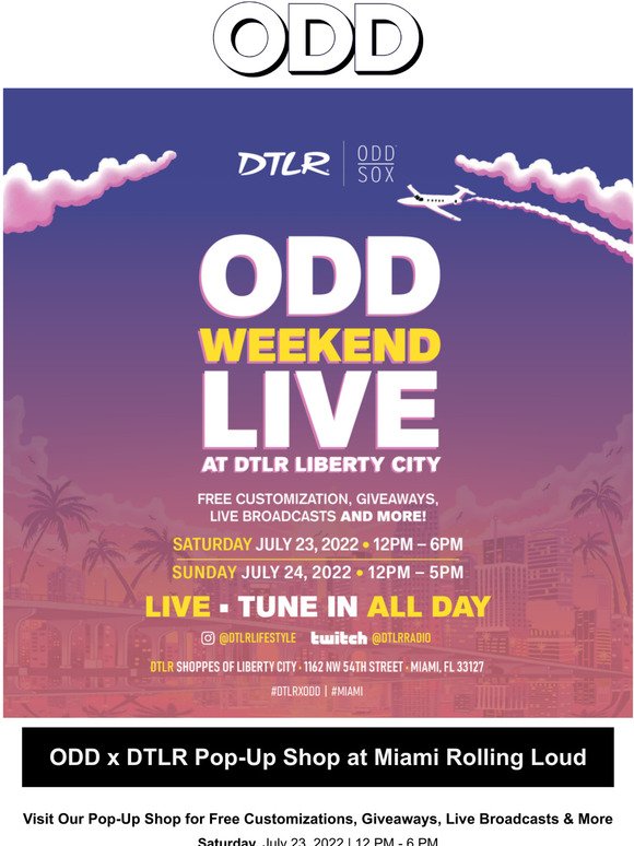 🎵Pull Up on ODD x DTLR at Miami Rolling Loud🏙️