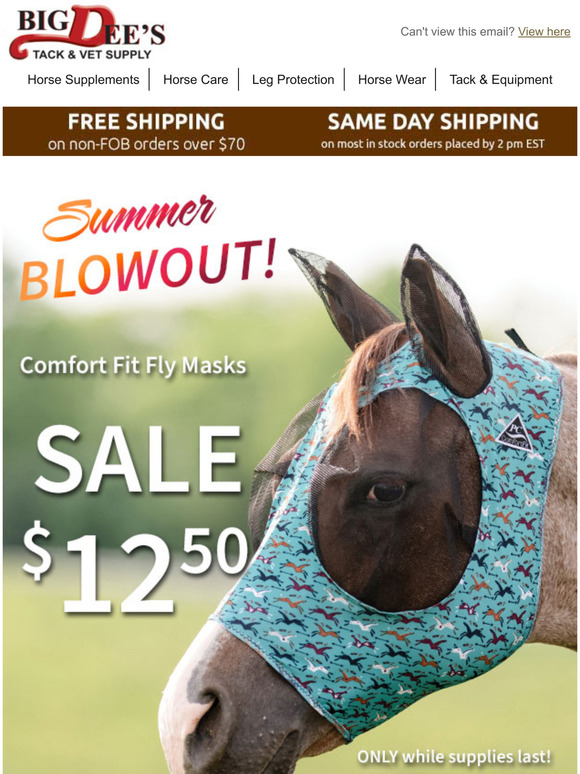 Big Dee's Tack & Vet Supplies Hot Deals and Cool New Items! Milled