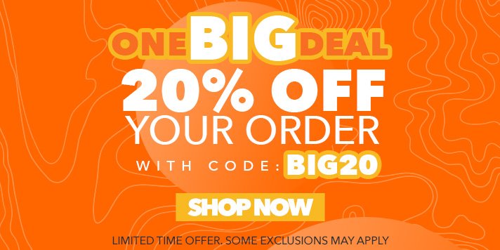 20% Off with code BIG20