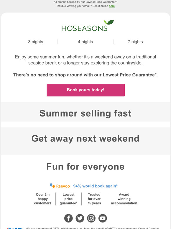 Our latest deals and offers! Be quick 📩