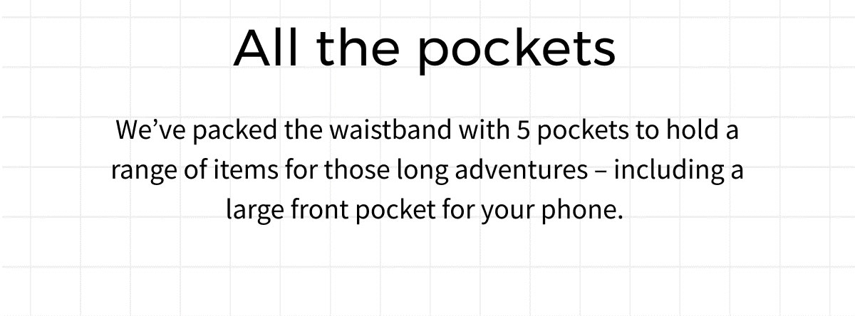 All the pockets
