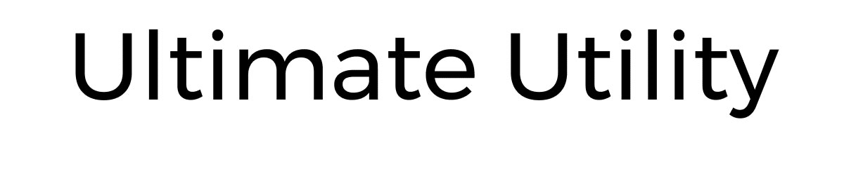 Ultimate utility