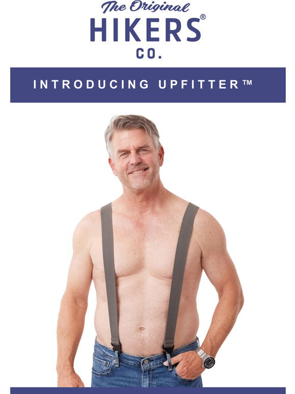 Upfitter® Belt Loop Suspenders - Black