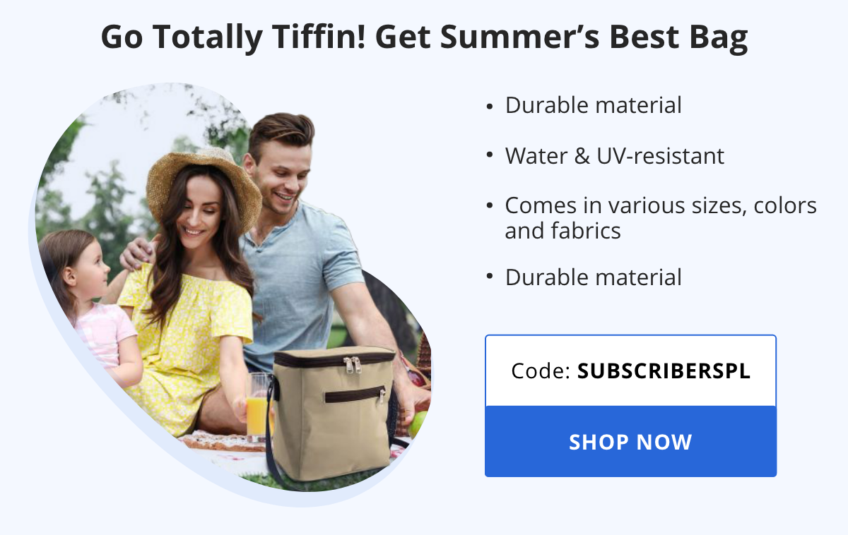 Go Totally Tiffin!  Get Summer's Best Bag