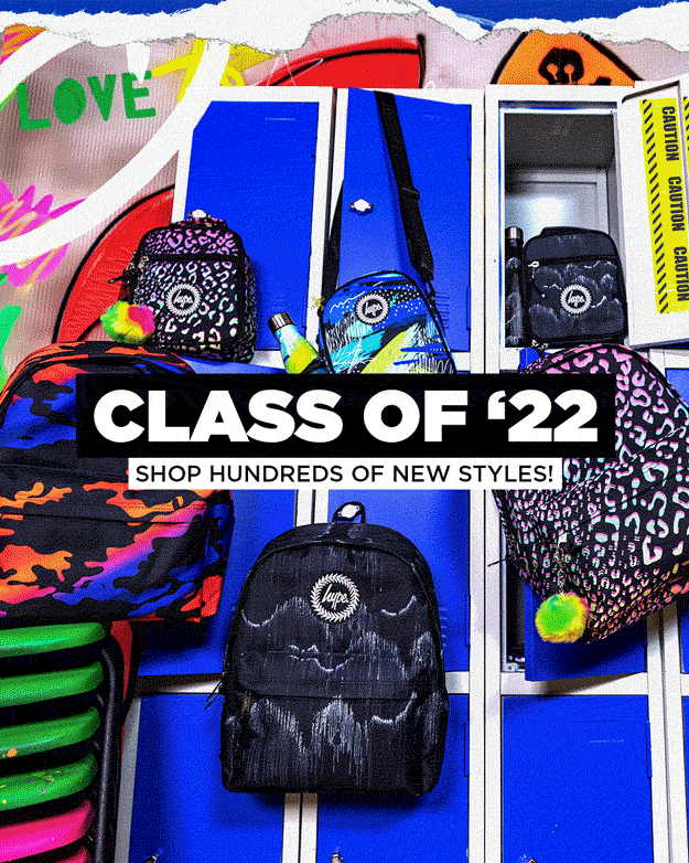 Hype Class of '22 Shop 100's of New Backpacks + Accessories Milled